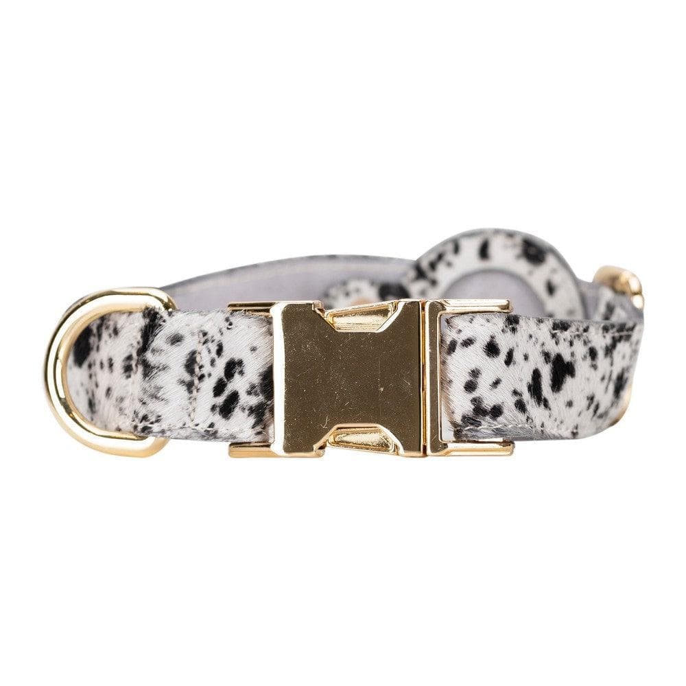Pet Leather Collar with Apple AirTag Slot