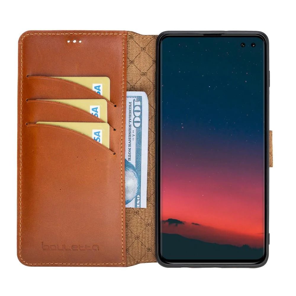 Wallet Case Samsung Galaxy S10 Plus Leather Folio Case