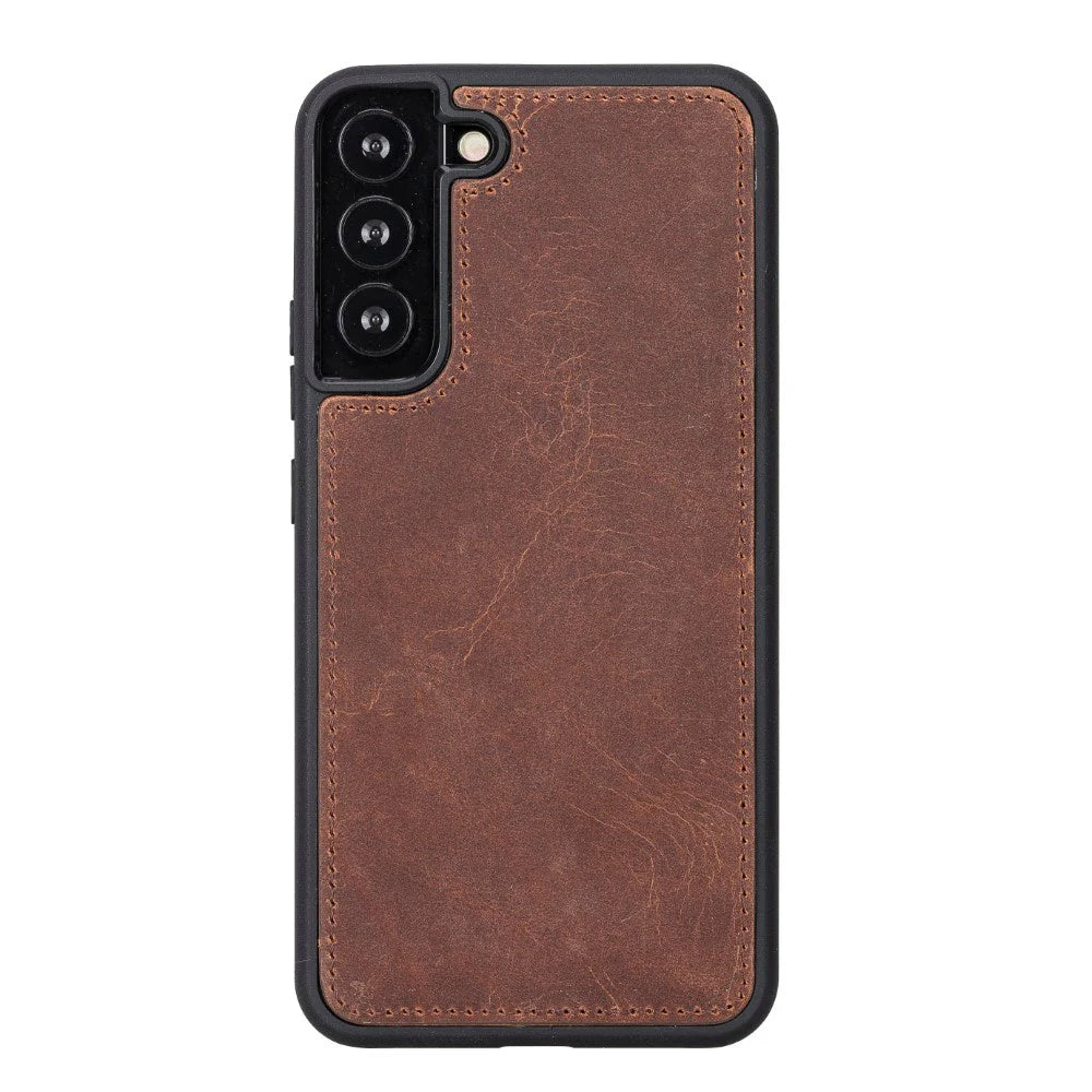 Santa Samsung Galaxy S22 Plus Genuine Leather Detachable Wallet Case