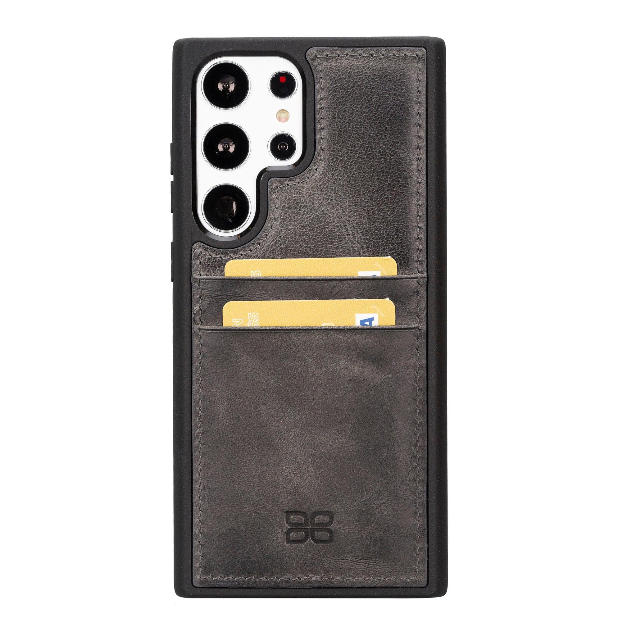 Flex Cover Leather Samsung Galaxy S23 Plus Case with Card Holder