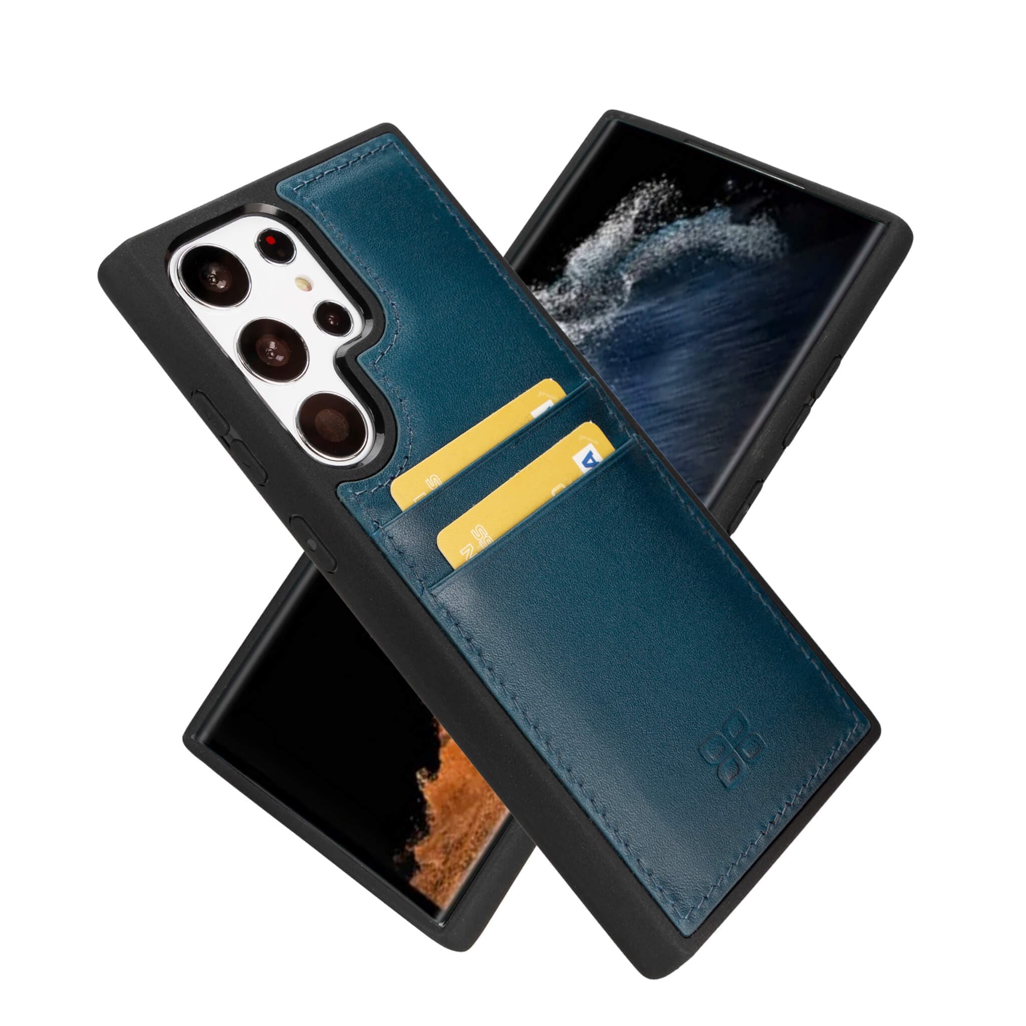 Flex Cover Genuine Leather Samsung Galaxy S24 Plus Case with Card Holder
