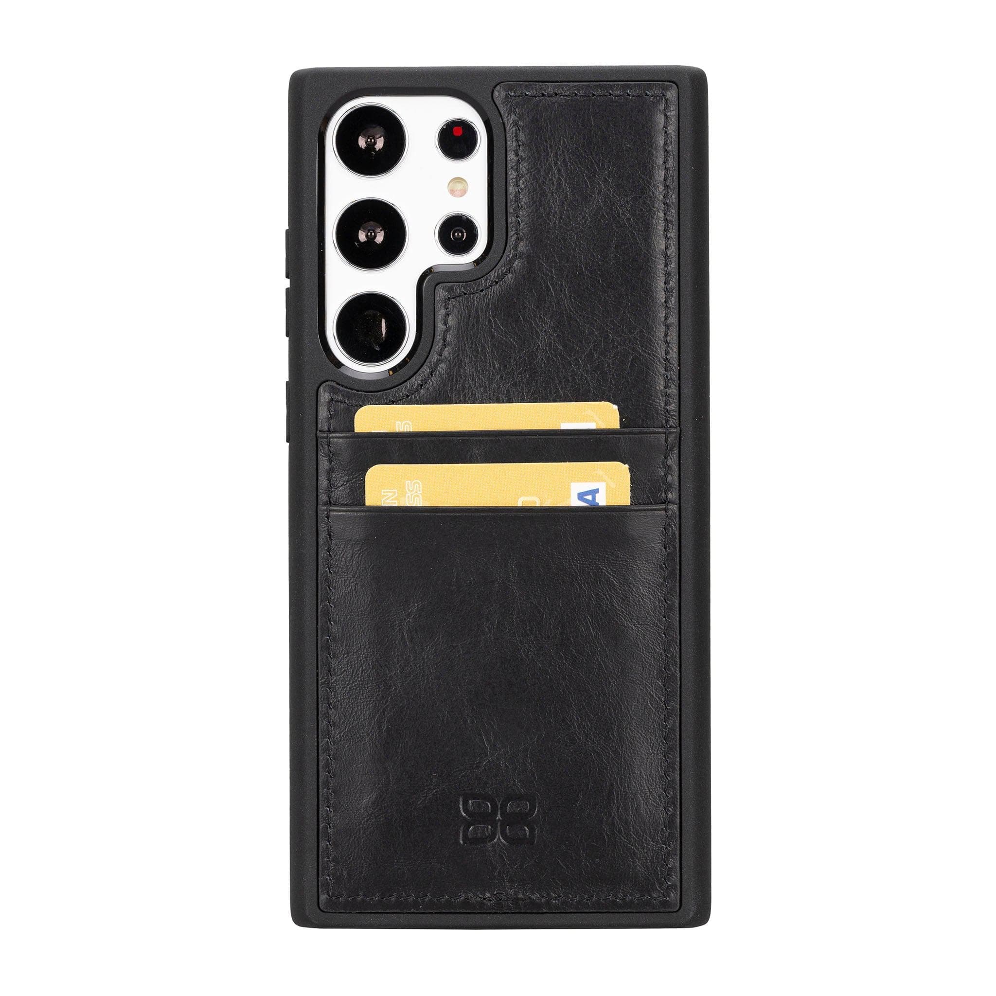 Flex Cover Genuine Leather Samsung Galaxy S24 Plus Case with Card Holder