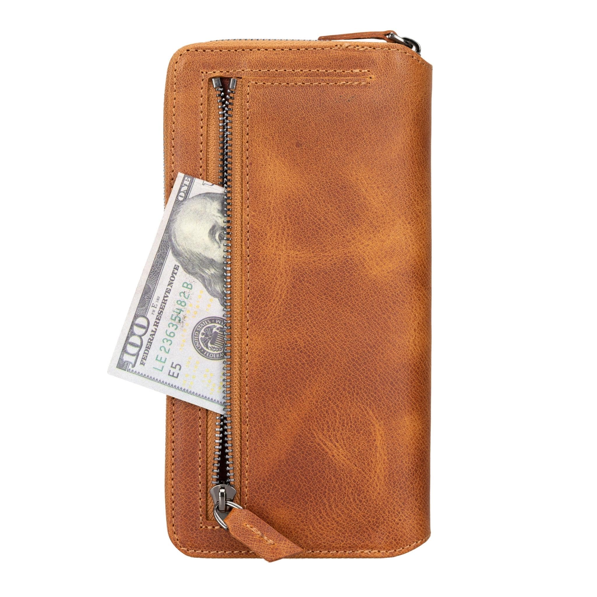 Pouch Magic Samsung Galaxy S24 Ultra Detachable Leather Wallet Case
