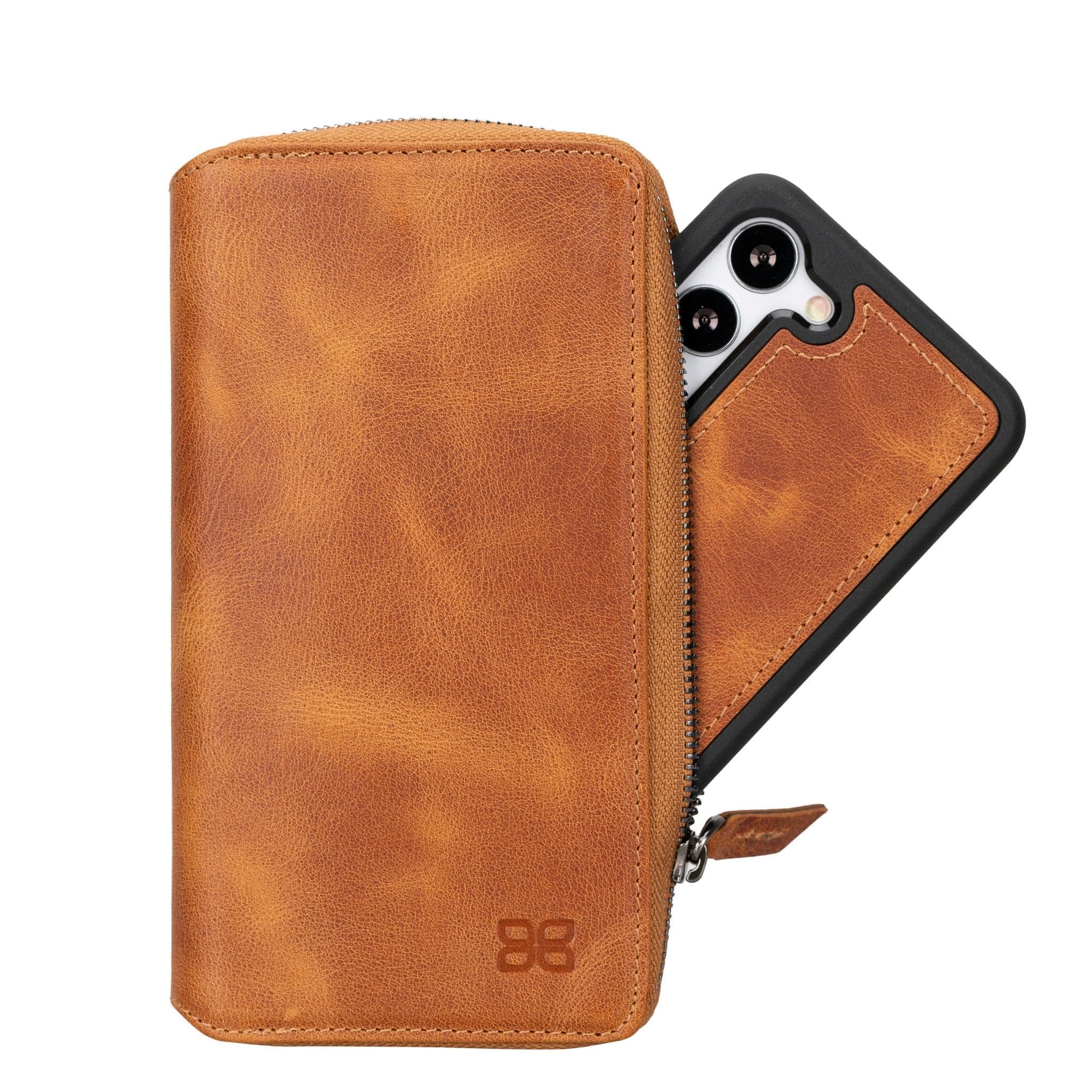 Pouch Magic Samsung Galaxy S24 Ultra Detachable Leather Wallet Case