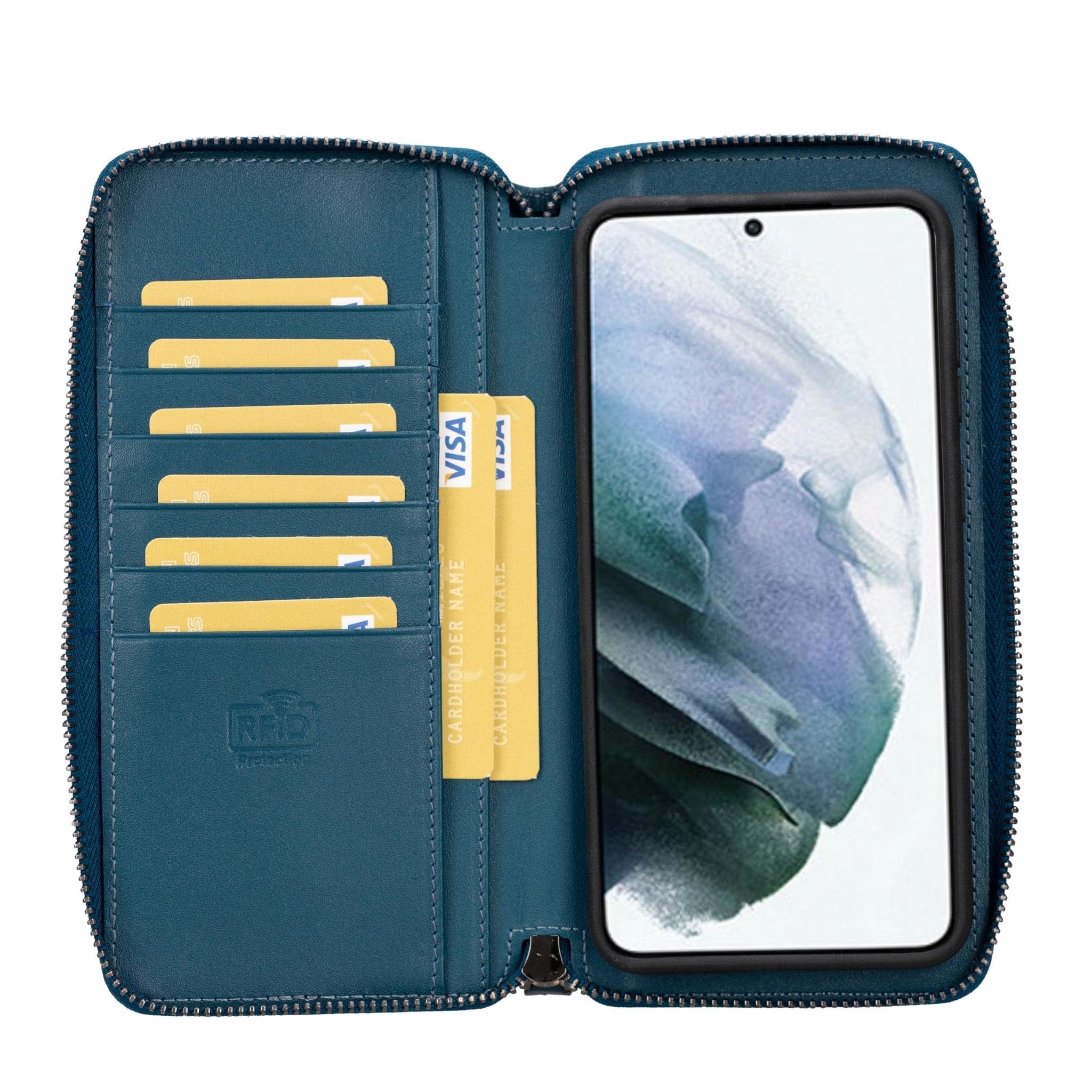 Pouch Magic Samsung Galaxy S24 Ultra Detachable Leather Wallet Case