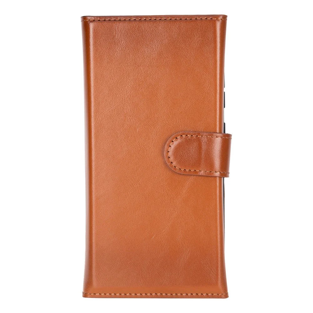 Santa Samsung Galaxy S25 Ultra Genuine Leather Detachable Wallet Case