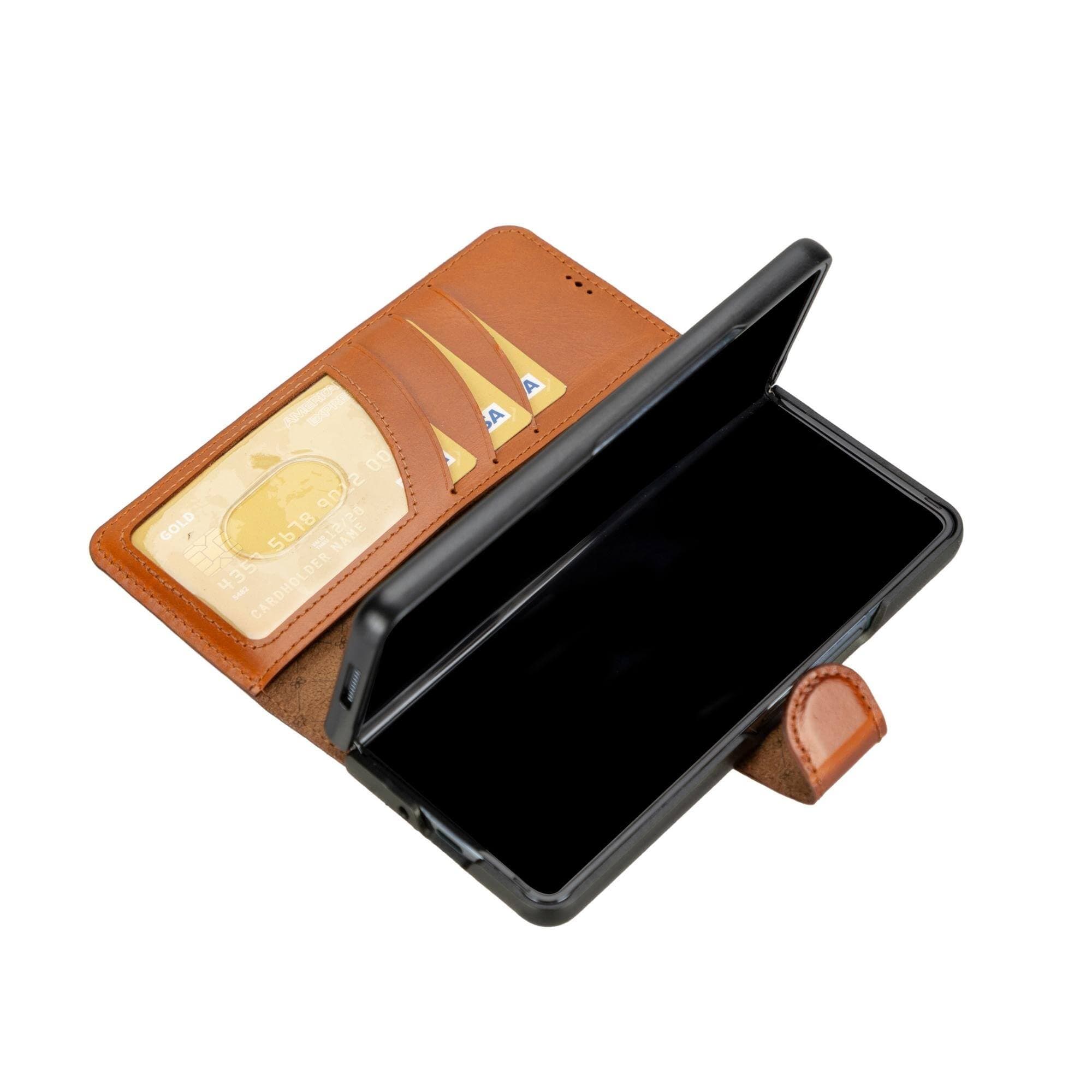 Wallet ID Samsung Galaxy Z Fold 4 Leather Folio Case