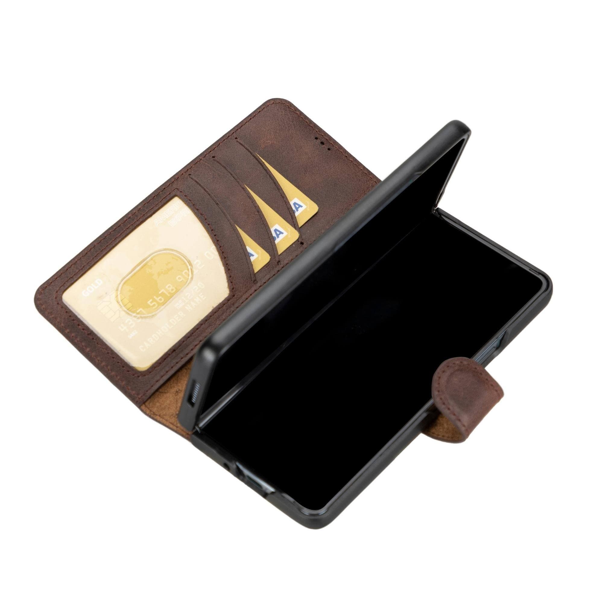 Wallet ID Samsung Galaxy Z Fold 4 Leather Folio Case