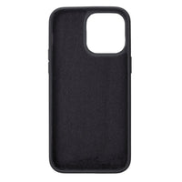 SANTA Magnetic Detachable Leather Wallet Case for iPhone 15 Plus (6.7") - BLACK