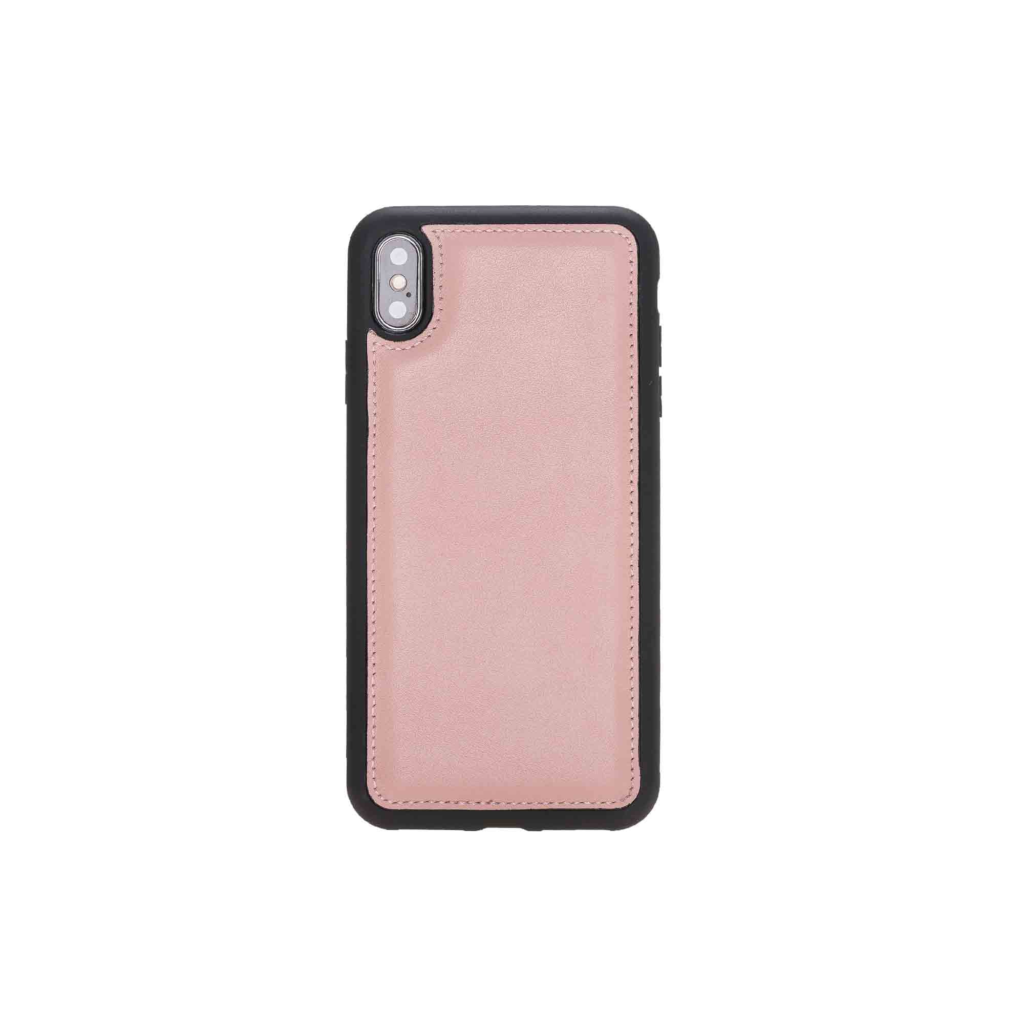 Flex Cover Leather Case for iPhone XS Max (6.5") - PINK - saracleather