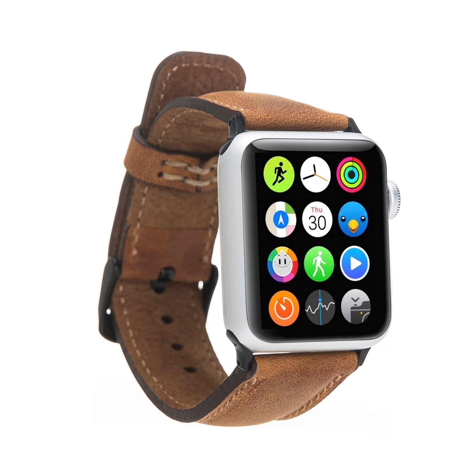 Full Grain Leather Band for Apple Watch - TAN - saracleather
