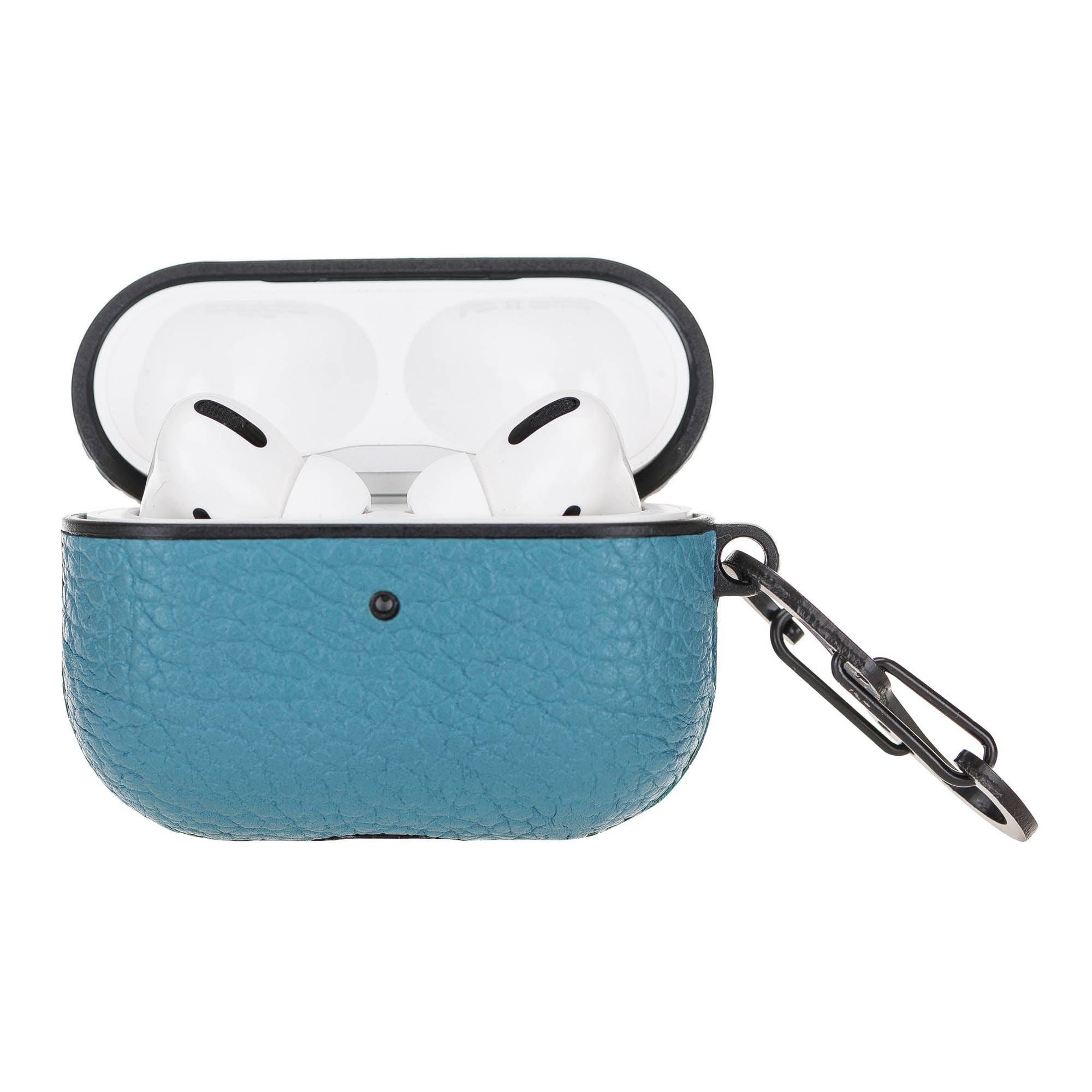 Juni Leather Capsule Case for AirPods Pro - TURQUOISE - saracleather