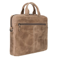 Apollo Leather Laptop Bag 13 Inch - MINK - saracleather