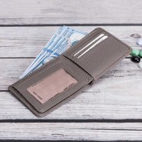 Carlos Leather Men's Bifold Wallet - SAND - saracleather