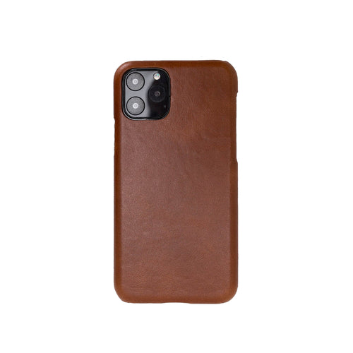 Ultimate Jacket Leather Phone Case for iPhone 11 Pro Max (6.5") - TAN - saracleather