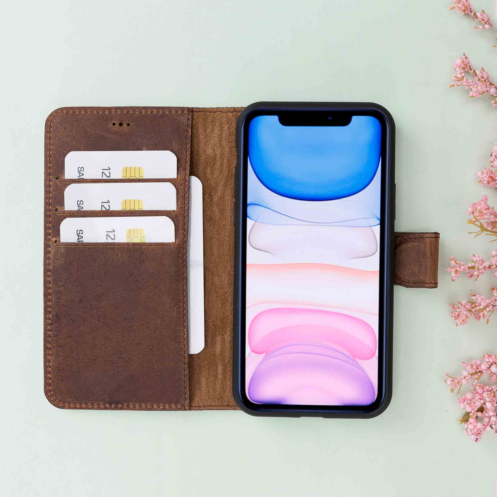Magic Magnetic Detachable Leather Wallet Case for iPhone 11 Pro (5.8
