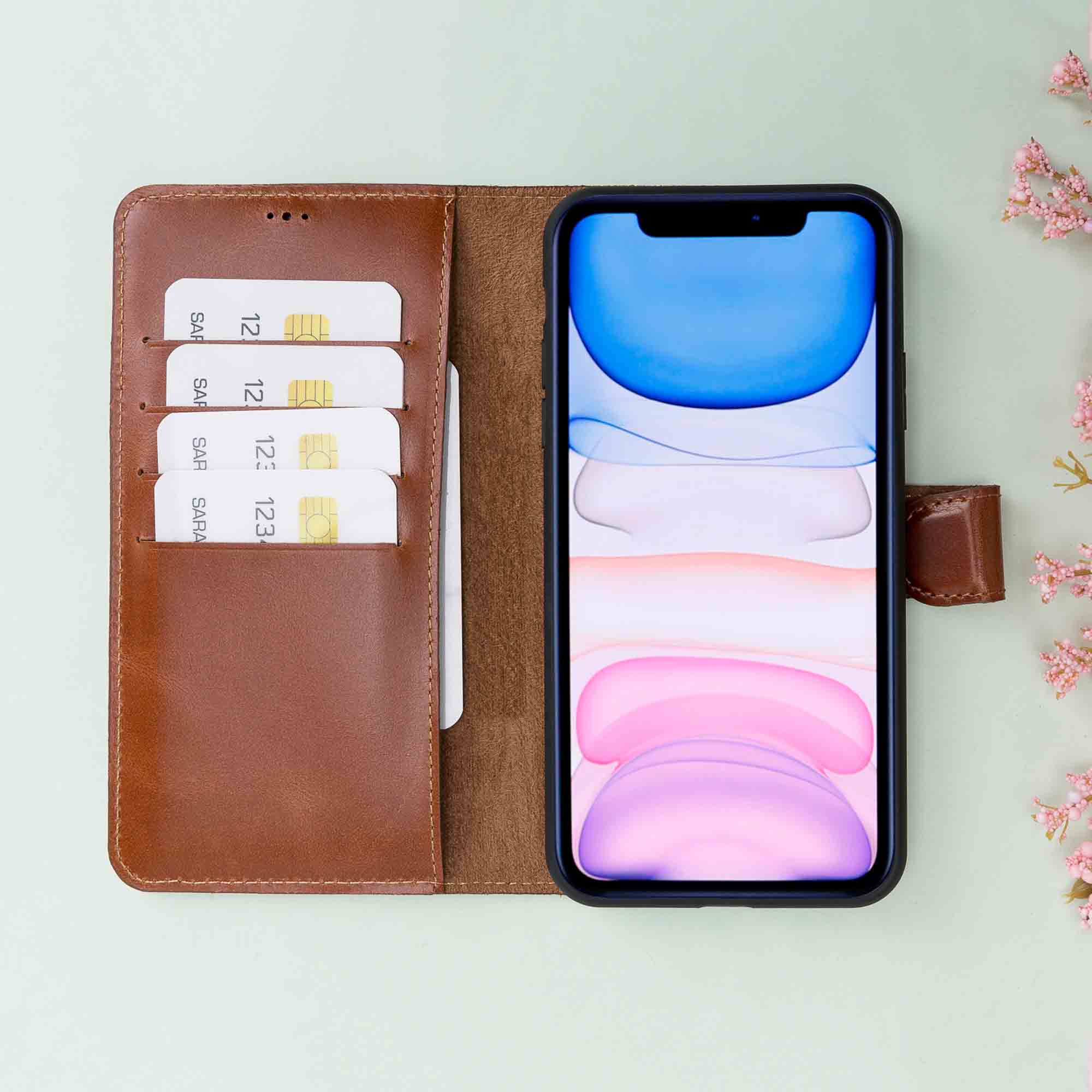 Magic Magnetic Detachable Leather Wallet Case for iPhone 11 (6.1