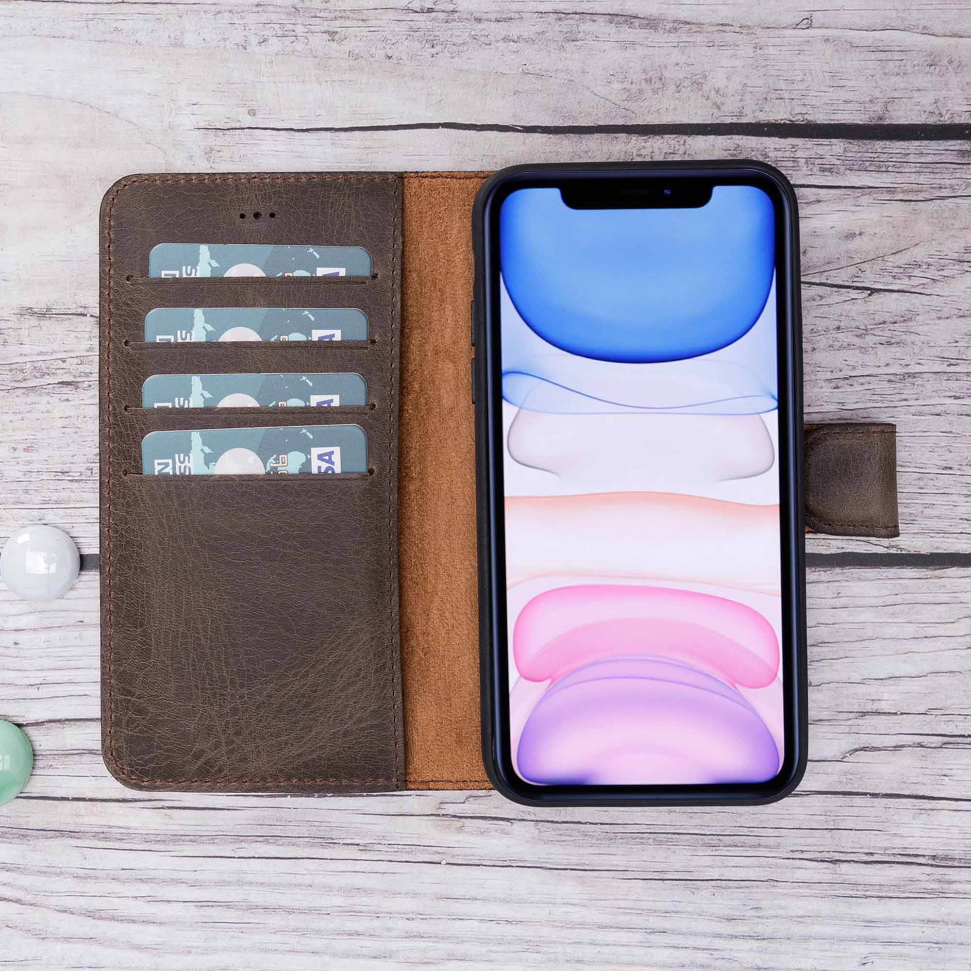 Magic Magnetic Detachable Leather Wallet Case for iPhone X / XS (5.8