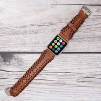 Full Grain Leather Band for Apple Watch - EFFECT BROWN - saracleather