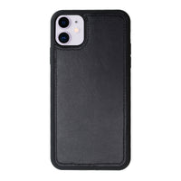 Magic Magnetic Detachable Leather Wallet Case for iPhone 11 (6.1") - BLACK - saracleather