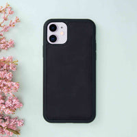 Liluri Magnetic Detachable Leather Wallet Case for iPhone 11 (6.1") - BLACK - saracleather