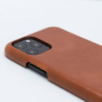 Ultimate Jacket Leather Phone Case for iPhone 11 Pro Max (6.5") - TAN - saracleather