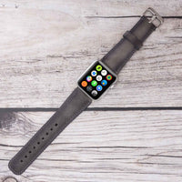 Full Grain Leather Band for Apple Watch - EFFECT GRAY - saracleather