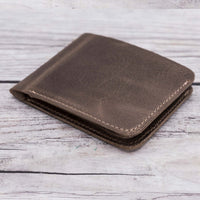 Franco Leather Men's Wallet - BROWN - saracleather