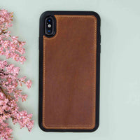 Magic Magnetic Detachable Leather Wallet Case for iPhone XS Max (6.5") - TAN - saracleather
