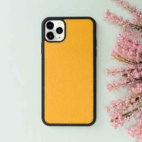 Magic Magnetic Detachable Leather Wallet Case for iPhone 11 Pro Max (6.5") - YELLOW - saracleather