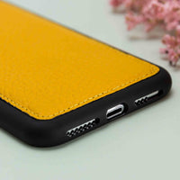Flex Cover Leather Case for iPhone XS Max (6.5") - YELLOW - saracleather