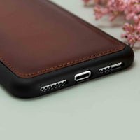 Flex Cover Leather Case for iPhone XS Max (6.5") - EFFECT BROWN - saracleather