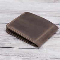 Franco Leather Men's Wallet - BROWN - saracleather