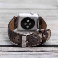 Full Grain Leather Band for Apple Watch - CAMOUFLAGE BROWN - saracleather