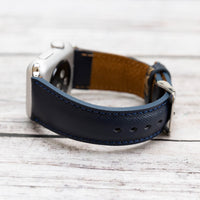 Full Grain Leather Band for Apple Watch - NAVY BLUE - saracleather