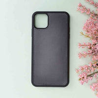 Magic Magnetic Detachable Leather Wallet Case for iPhone 11 Pro Max (6.5") - EFFECT GRAY - saracleather