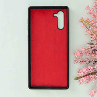 Magic Magnetic Detachable Leather Wallet Case for Samsung Galaxy Note 10 - RED - saracleather