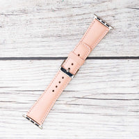 Full Grain Leather Band for Apple Watch - PINK - saracleather