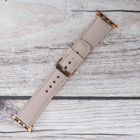 Full Grain Leather Band for Apple Watch - GREY - saracleather