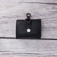 Mai Magnet Leather Case for AirPods Pro - BLACK - saracleather
