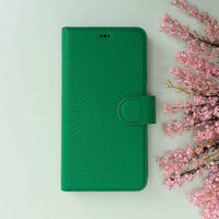 Magic Magnetic Detachable Leather Wallet Case for iPhone 11 Pro Max (6.5") - GREEN - saracleather