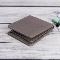 Carlos Leather Men's Bifold Wallet - SAND - saracleather
