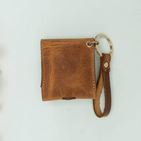 Mai Leather Case for AirPods 1 & 2 - TAN - saracleather