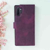 Magic Magnetic Detachable Leather Wallet Case for Samsung Galaxy Note 10 Plus / Note 10 Plus 5G - PURPLE - saracleather