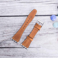 Full Grain Leather Band for Apple Watch - TAN - saracleather