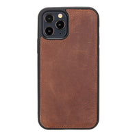 Magic Magnetic Detachable Leather Wallet Case for iPhone 12 Pro (6.1") - BROWN - saracleather
