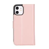 Magic Magnetic Detachable Leather Wallet Case for iPhone 12 (6.1") - PINK - saracleather