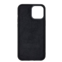 Liluri Magnetic Detachable Leather Wallet Case for iPhone 12 Pro Max (6.7") - BLACK - saracleather