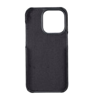 Ultimate Jacket Leather Phone Case for iPhone 14 Pro (6.1") - BLACK
