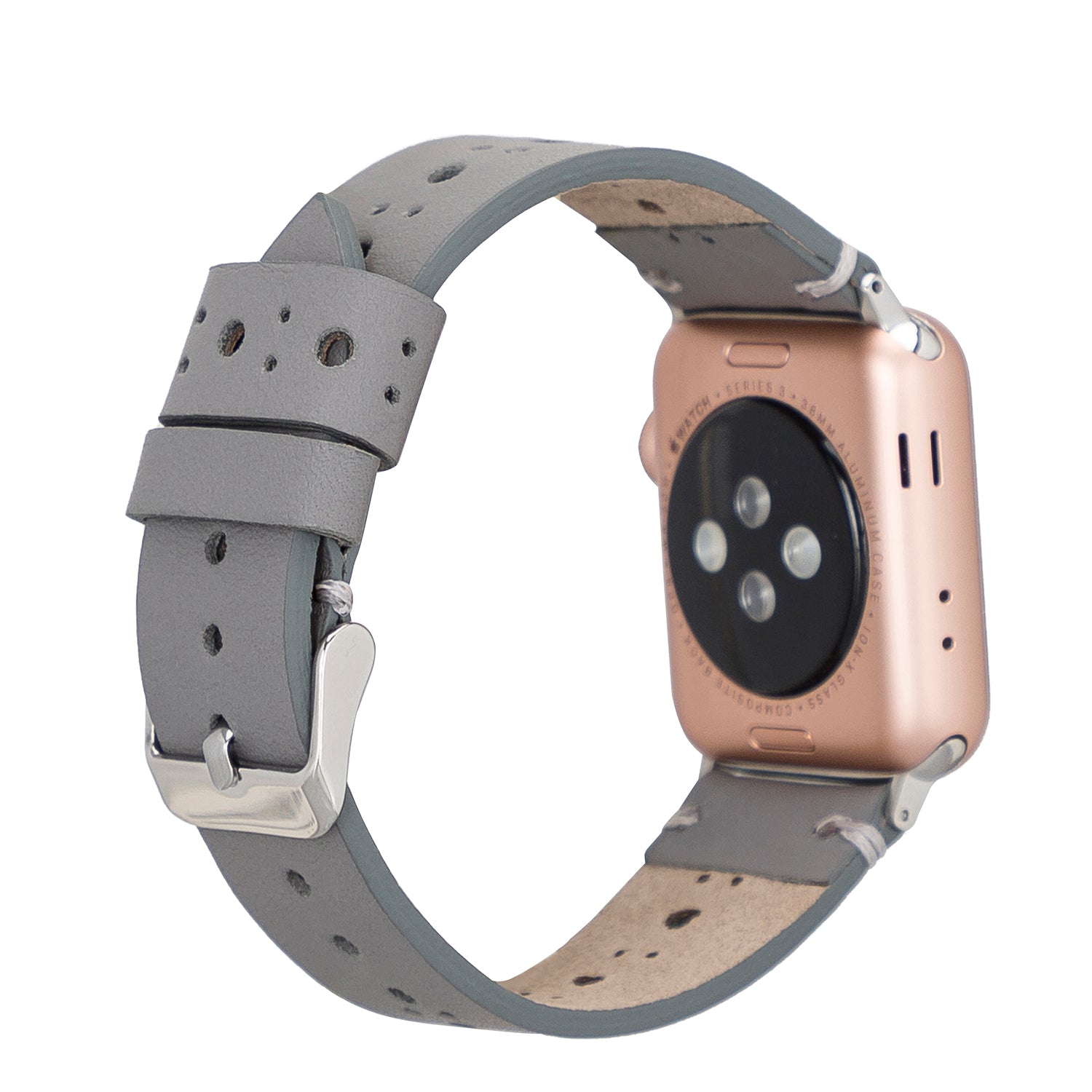 Full Grain Leather Band for Apple Watch - GRAY